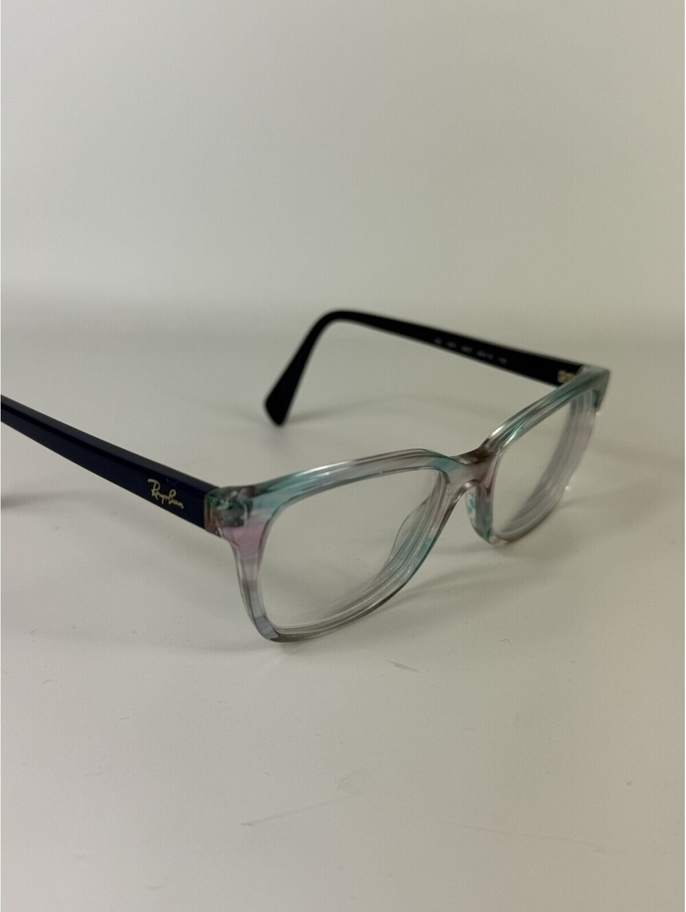 Ray Ban RB1591 3807 Womens Jr Blue & Clear Eyeglasses FRAMES ONLY 48-16-130